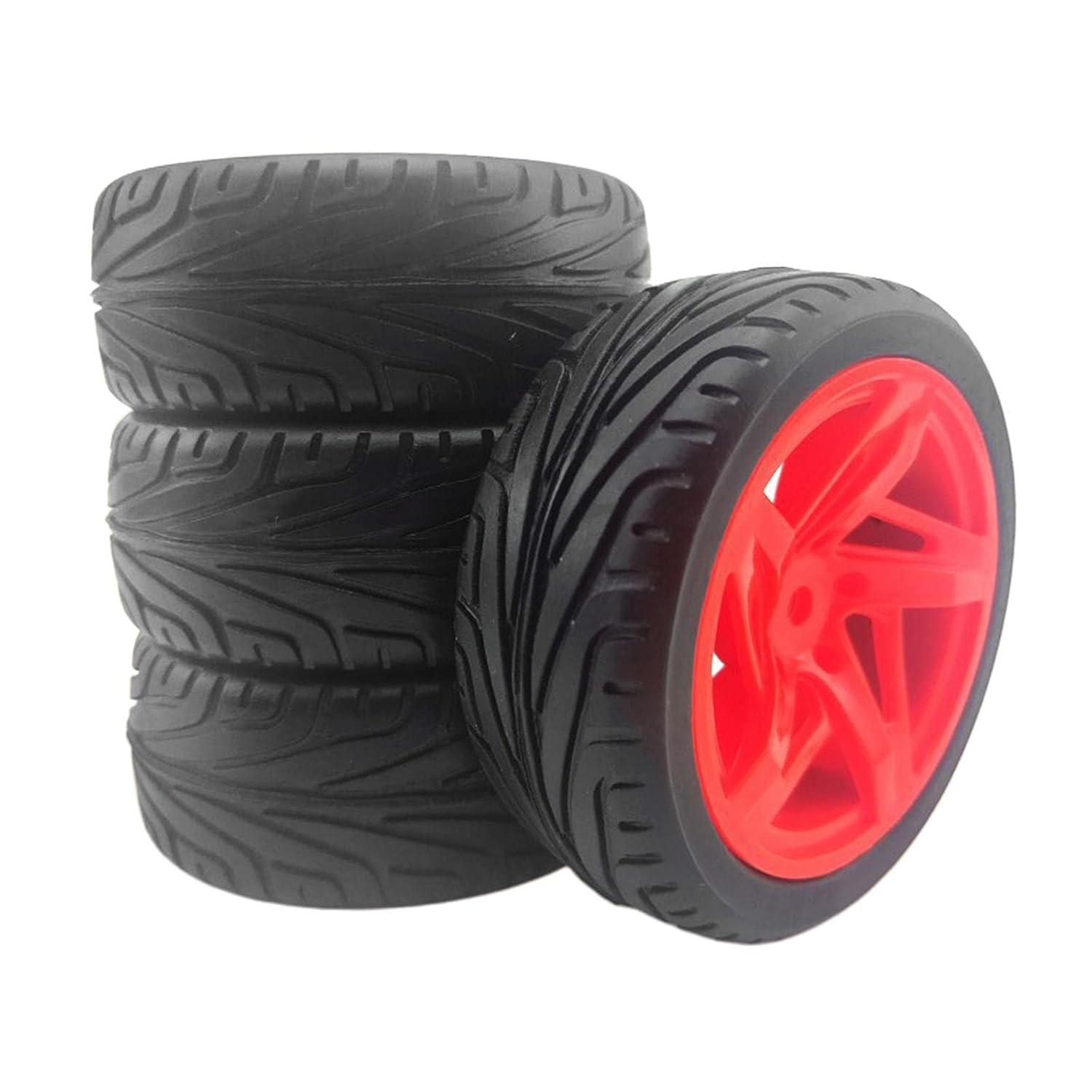 Rodas Wltoys Vermelhas 12mm para Carros Hobby 144001 - Performance e Estilo!