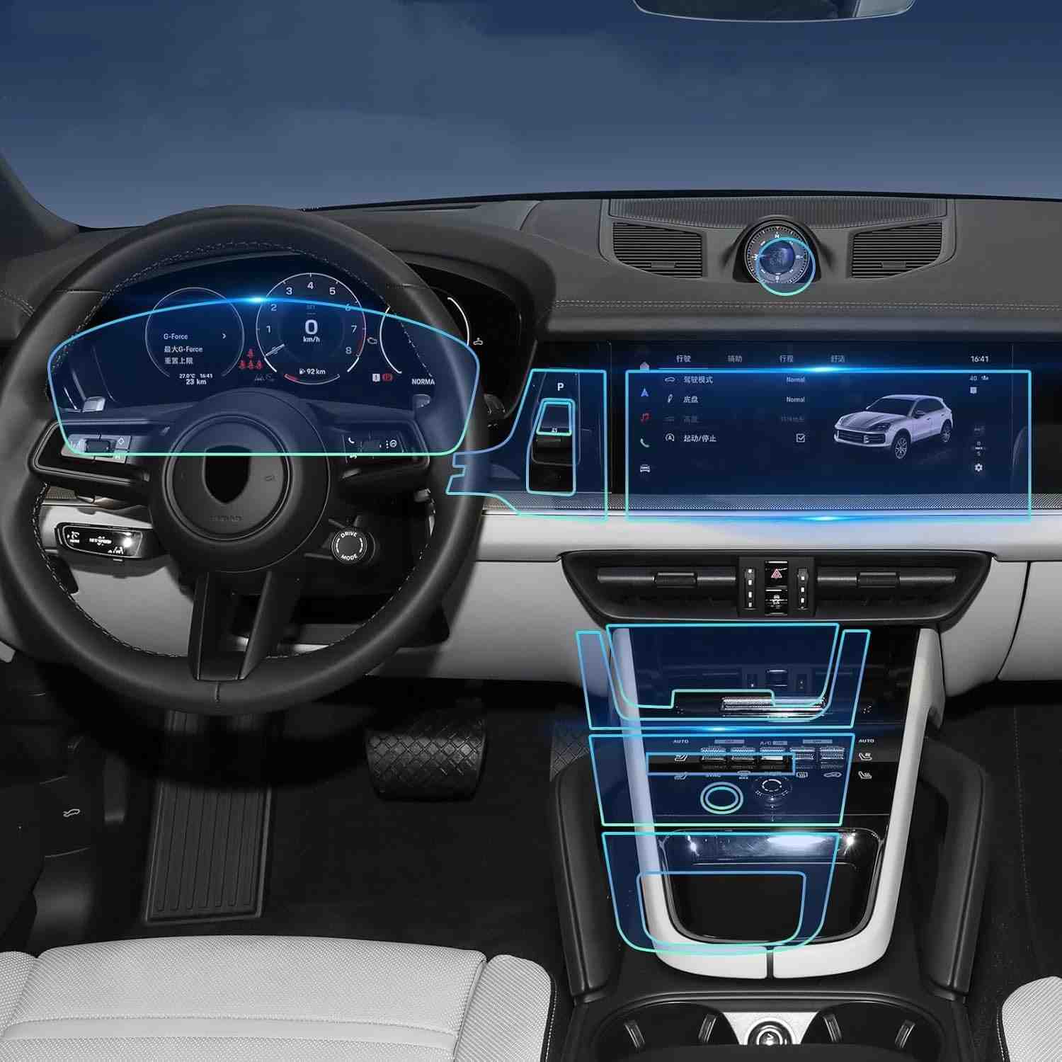 Película Protetora TPU para Porsche Cayenne Coupe 3.0T (2024-2025) | Proteção Contra Arranhões e Riscos