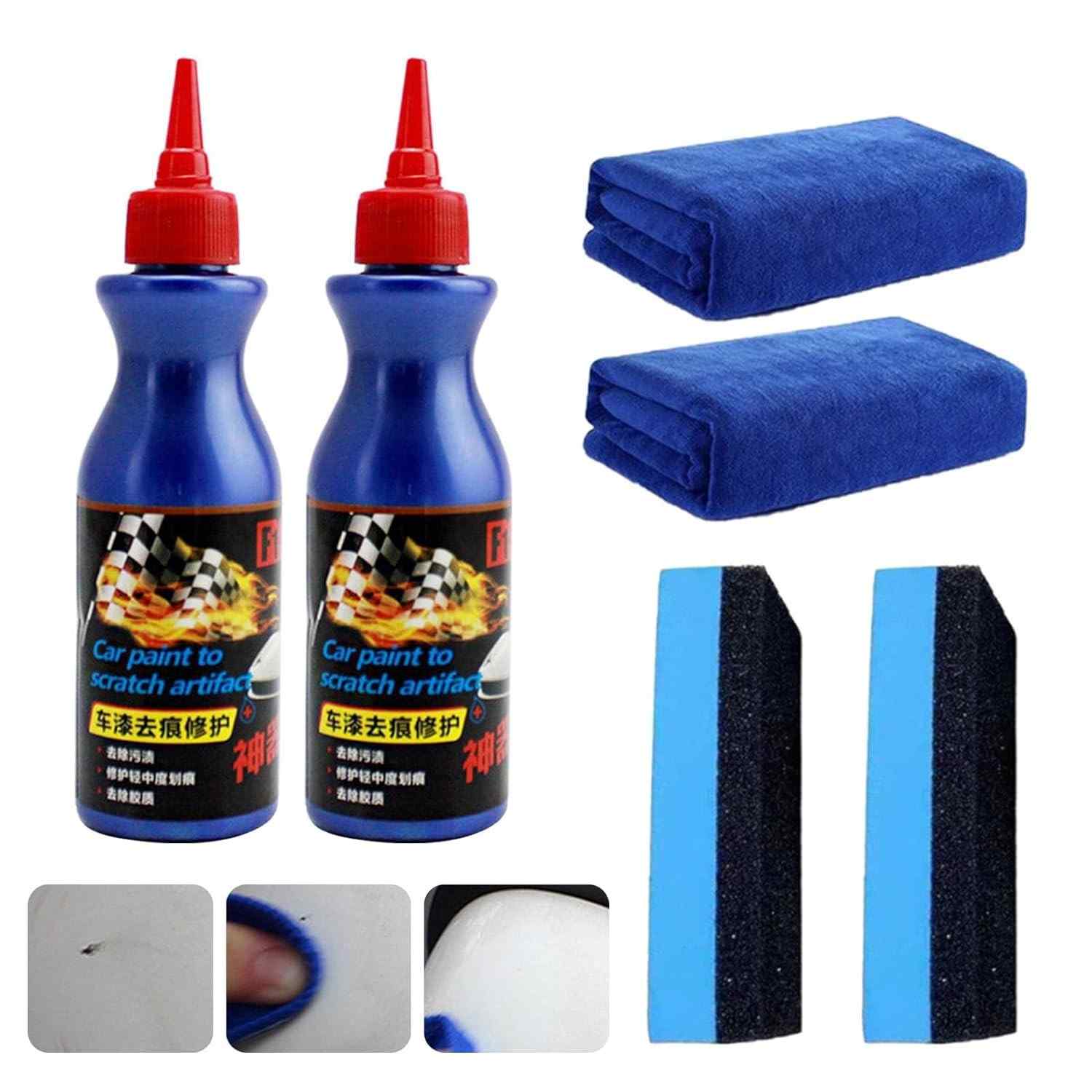 Removedor de Arranhões para Carro - Kit Completo com Cera e Acessórios