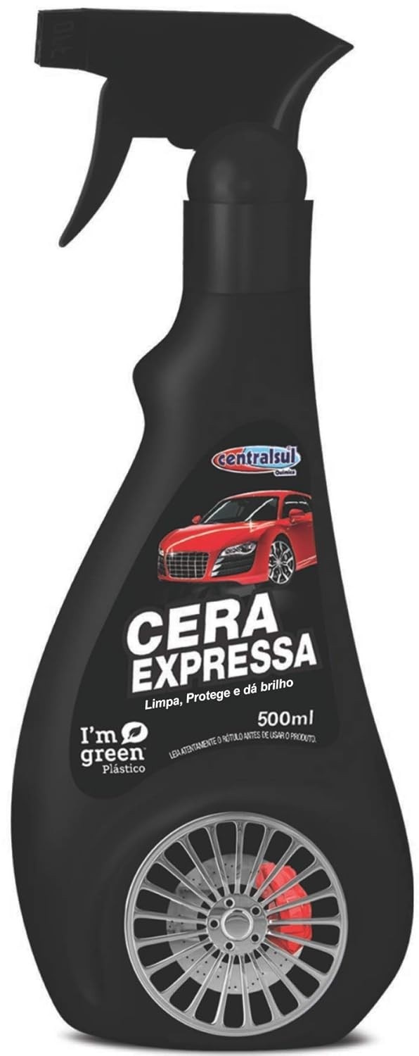 Centralsul Química Cera Expressa 500ml: Brilho e Proteção Instantâneos para seu Veículo