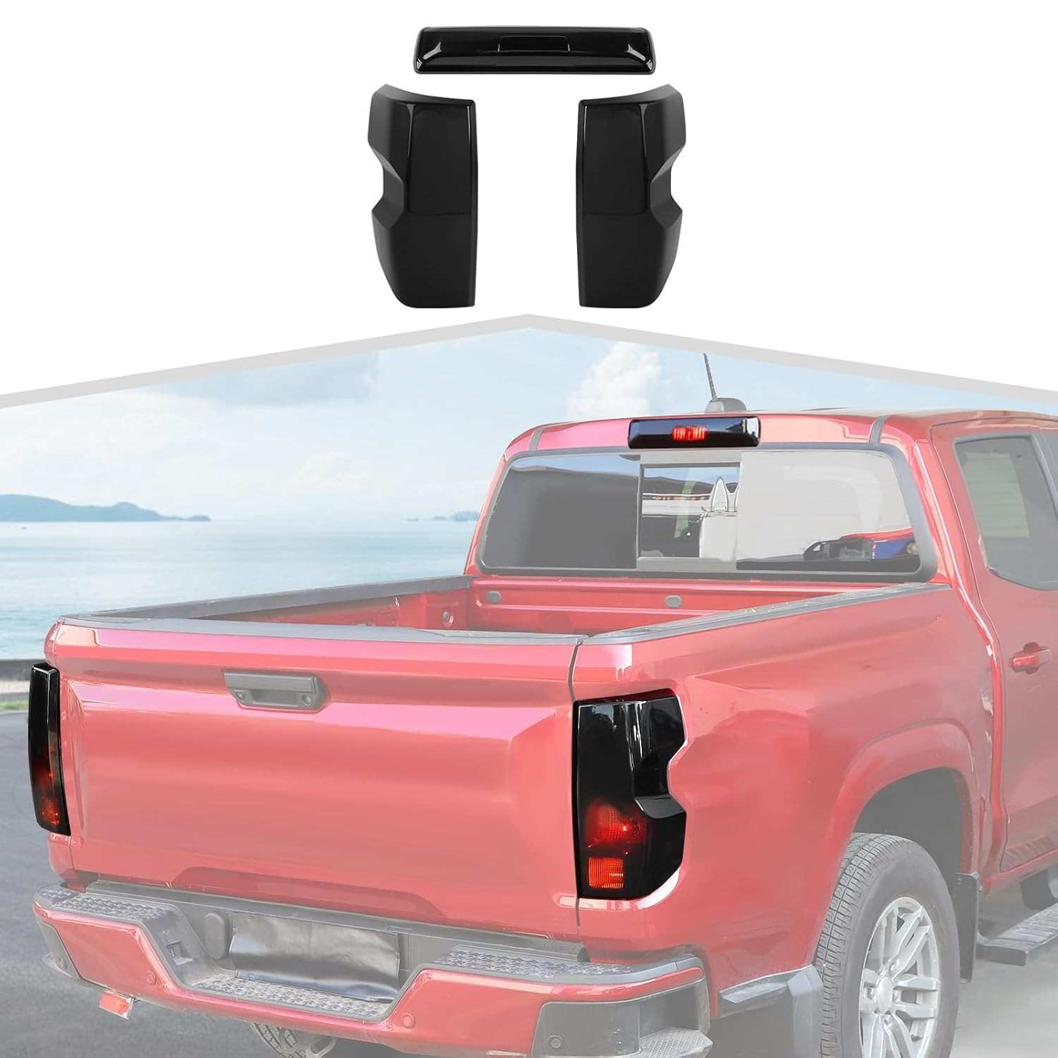 Capa Fumê 3ª Luz de Freio para Chevy Colorado 2023+: Estilo e Segurança Premium
