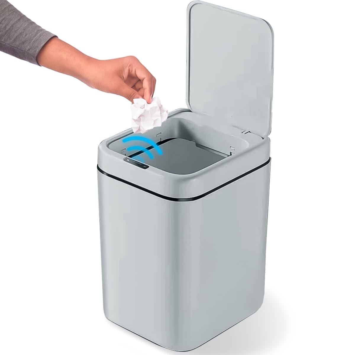 Lixeira Inteligente 20L com Sensor Automático - Ideal para Banheiro, Cozinha e Escritório
