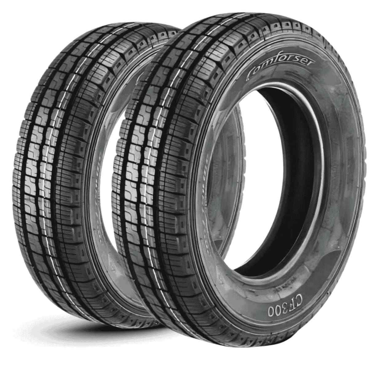 Kit 2 Pneus Comforser CF300 185 R14C 8 Lonas - Ideal para Ducato, Master, Sprinter e Utilitários