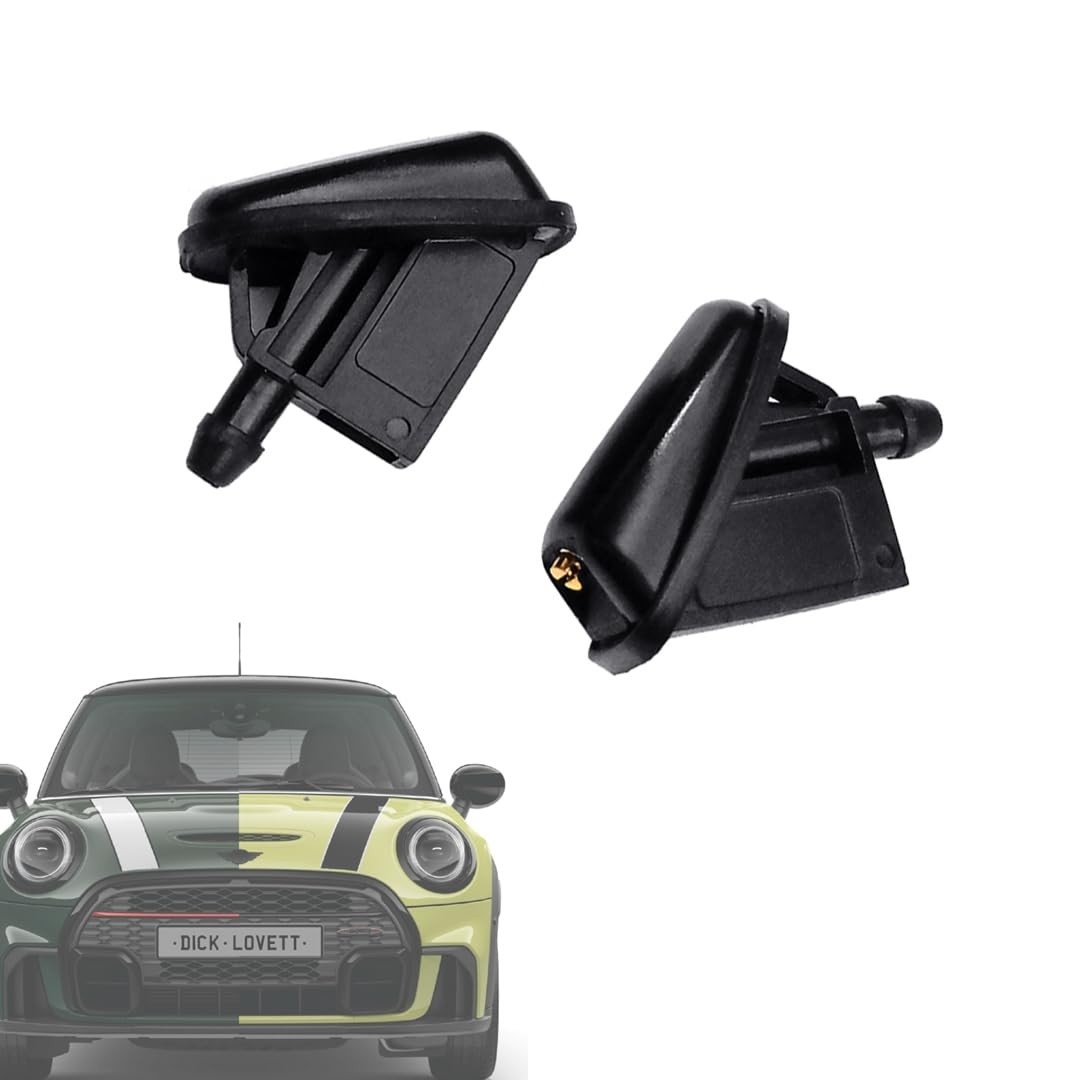 Bocal Lavador Para-brisa Ajustável Premium para Mini Cooper S JCW - Jato Eficiente e Durável (2000-2023)