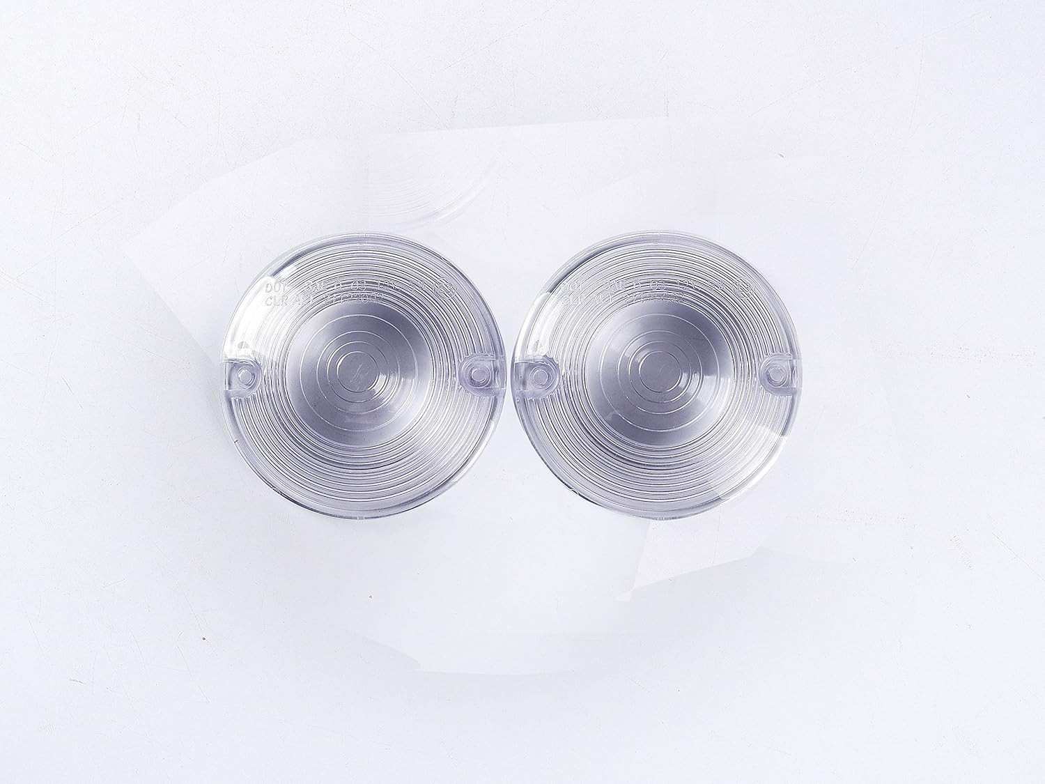 Lentes Indicadoras de Seta Topzone para Harley Davidson (Estilo Plano Transparente)