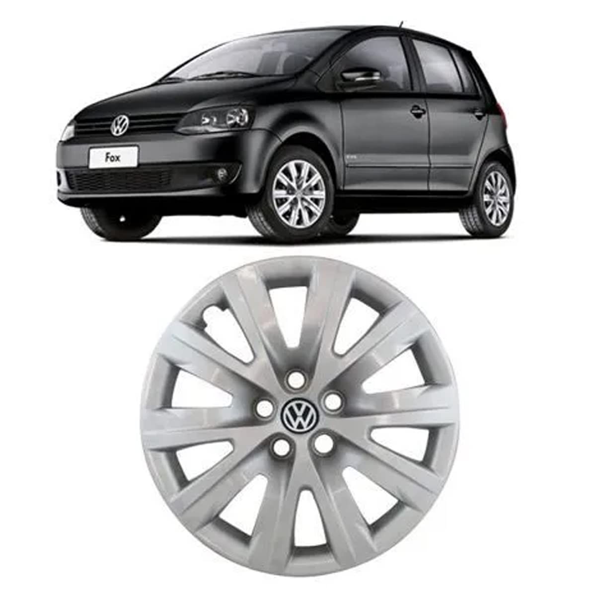 Jogo de Calotas Esportivas Aro 15 para VW Fox e Spacefox (2012-2013) - Design Moderno e Proteção