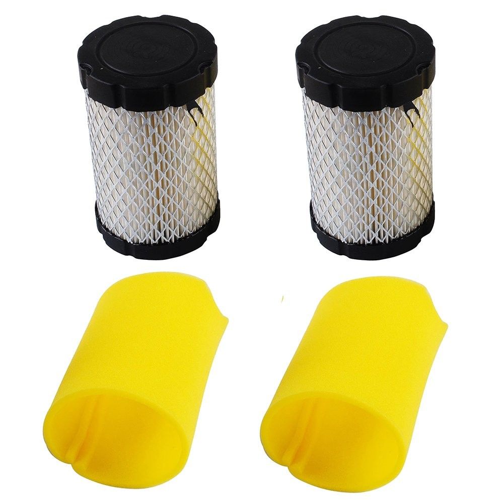 Kit 2 Filtros de Ar Premium para Motores 796031 (591334/594201) + Pré-filtro Espuma