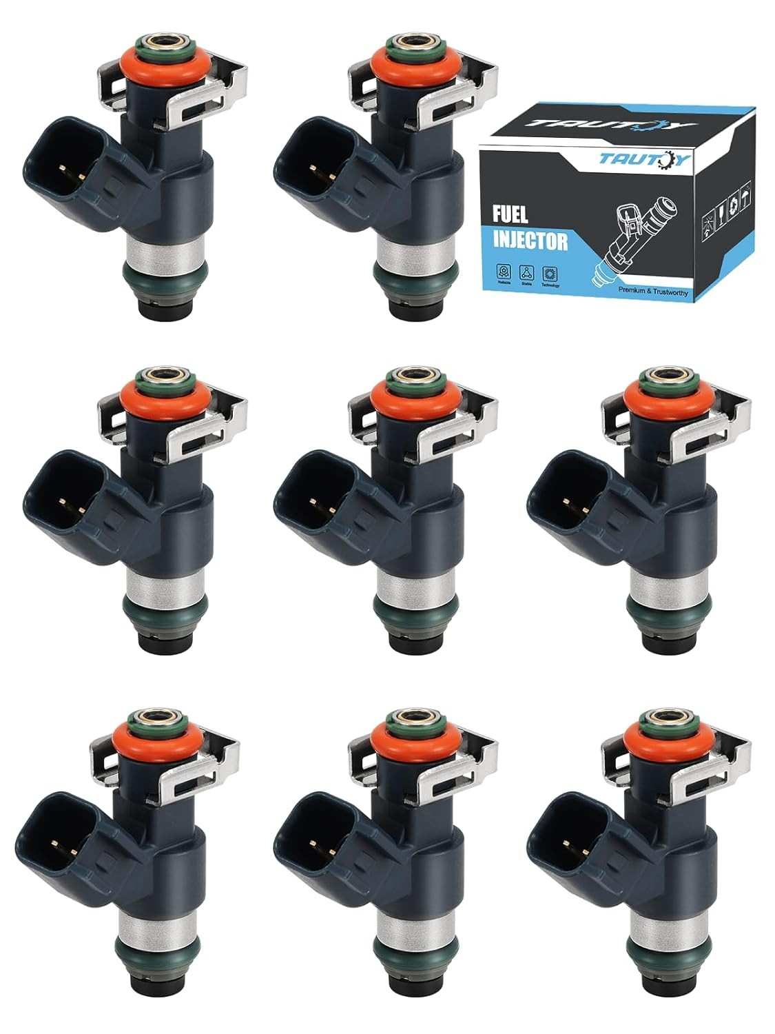 Kit 8 Injetores de Combustível FJ1038 6.2L para Chevy Silverado, Tahoe, GMC Sierra, Yukon, Cadillac Escalade