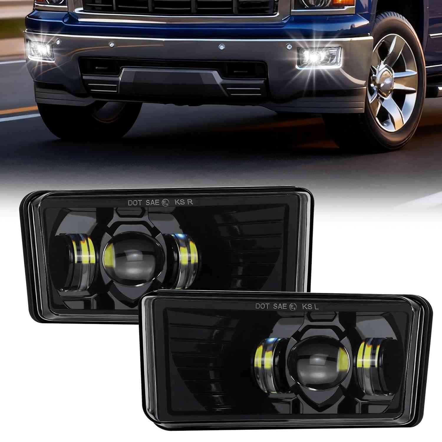 Luz de Neblina LED 6500K para Silverado, Tahoe, Suburban, Avalanche e Yukon (2007-2015) - Branco Frio Plug&Play