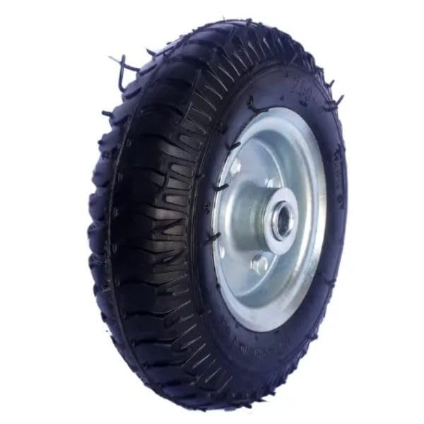 Roda Pneu 250-4 para Carrinho de Carga: Durabilidade e Desempenho com 4 Lonas e Rolamento de Esfera