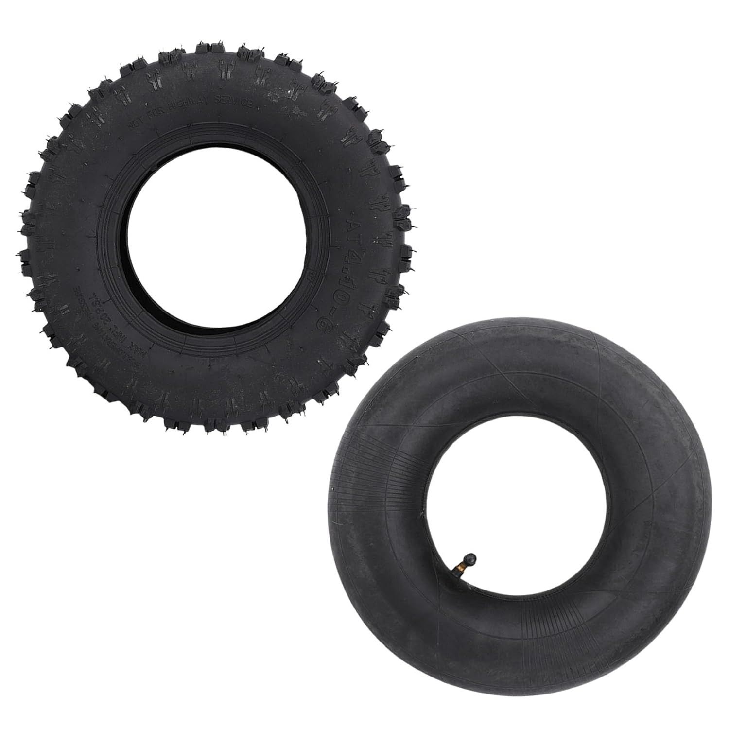 Pneu e Câmara Akozon 4.10-6: Resistência e Durabilidade para Seu ATV, Go-Kart e Mais!