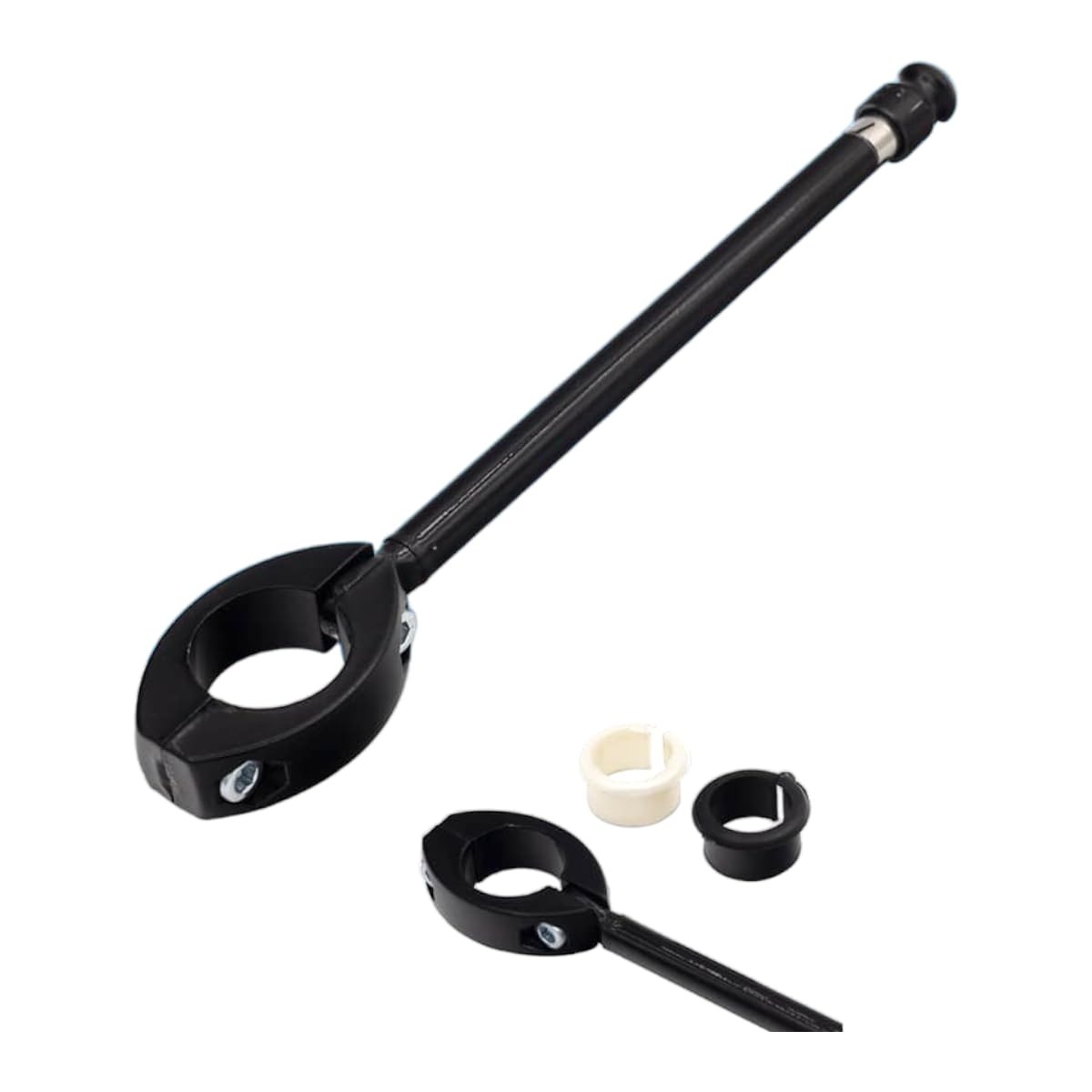 Antena Corta Pipa Universal para Moto: Segurança e Estilo no Guidão (6 Estágios)