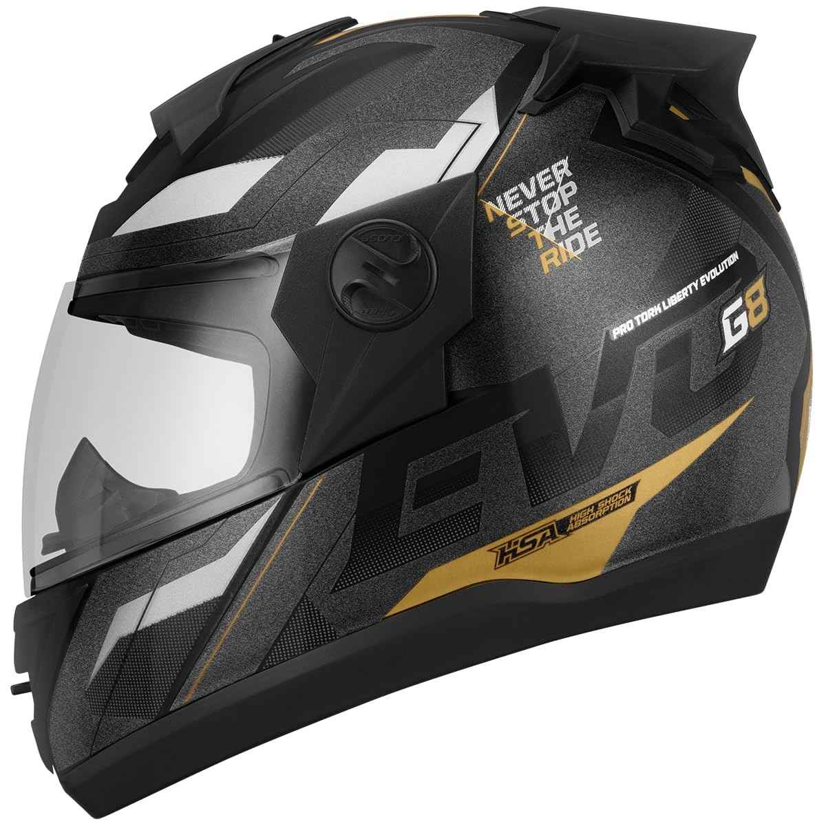Capacete Fechado Pro Tork Evolution 788 G8 EVO Black Edition - Segurança e Estilo para Sua Pilotagem