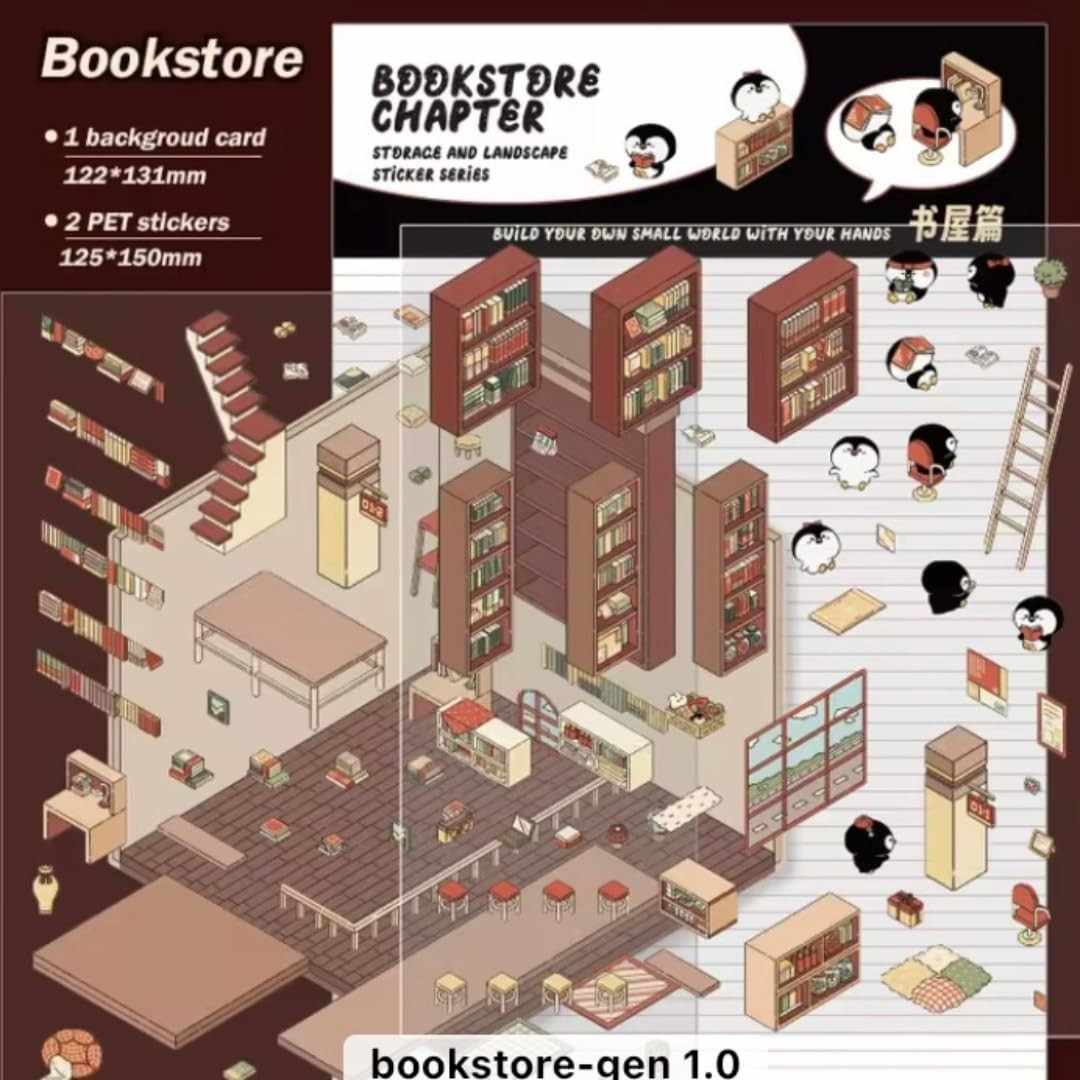 Adesivos 3D Decorativos para Sala e Quarto - Estilo Coreano DIY - Design Fofos e Criativos