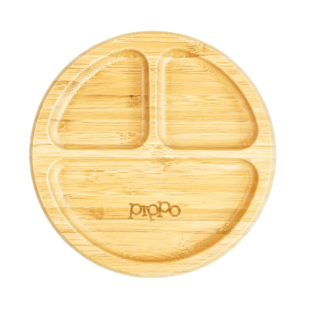 Prato de Bambu Violeta com Detalhes para Bebês | Seguro, Antimicrobiano e Divertido