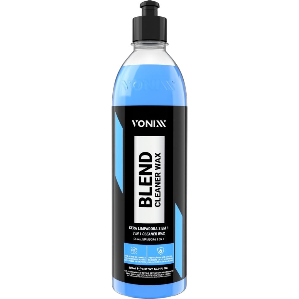 Blend Cleaner Wax Vonixx: Cera Vitrificadora 3 em 1 para Brilho e Proteção Duradoura