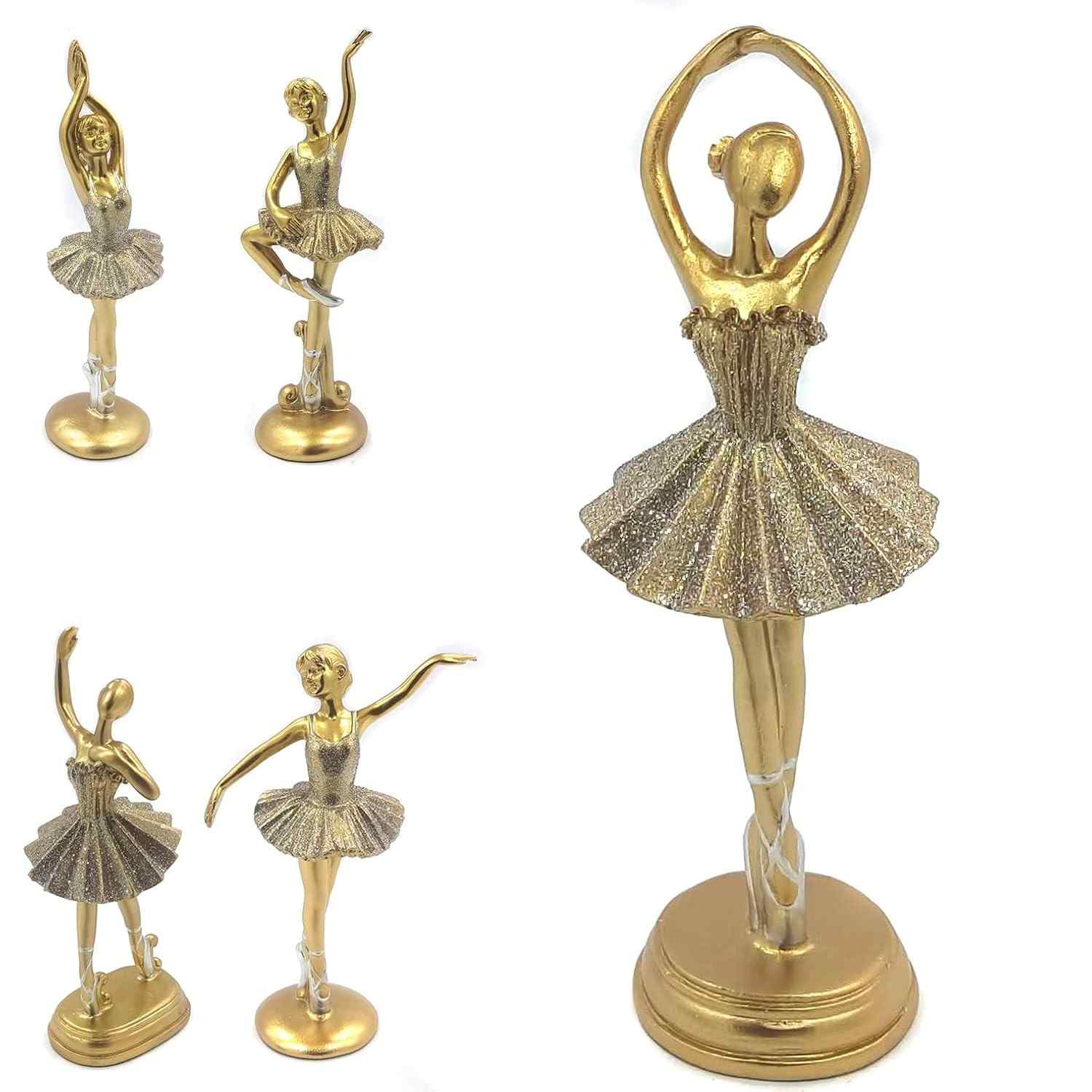 Bailarina Decorativa em Resina - Vários Modelos para Decoração de Ambientes Elegantes