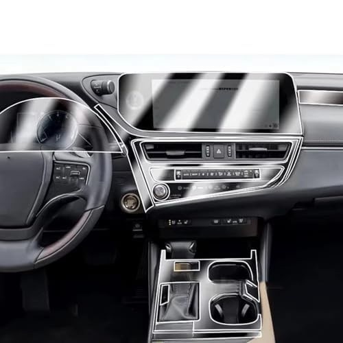 Proteção Premium para Tela do Lexus ES 300h 2023-2024: Película TPU Anti-Arranhões