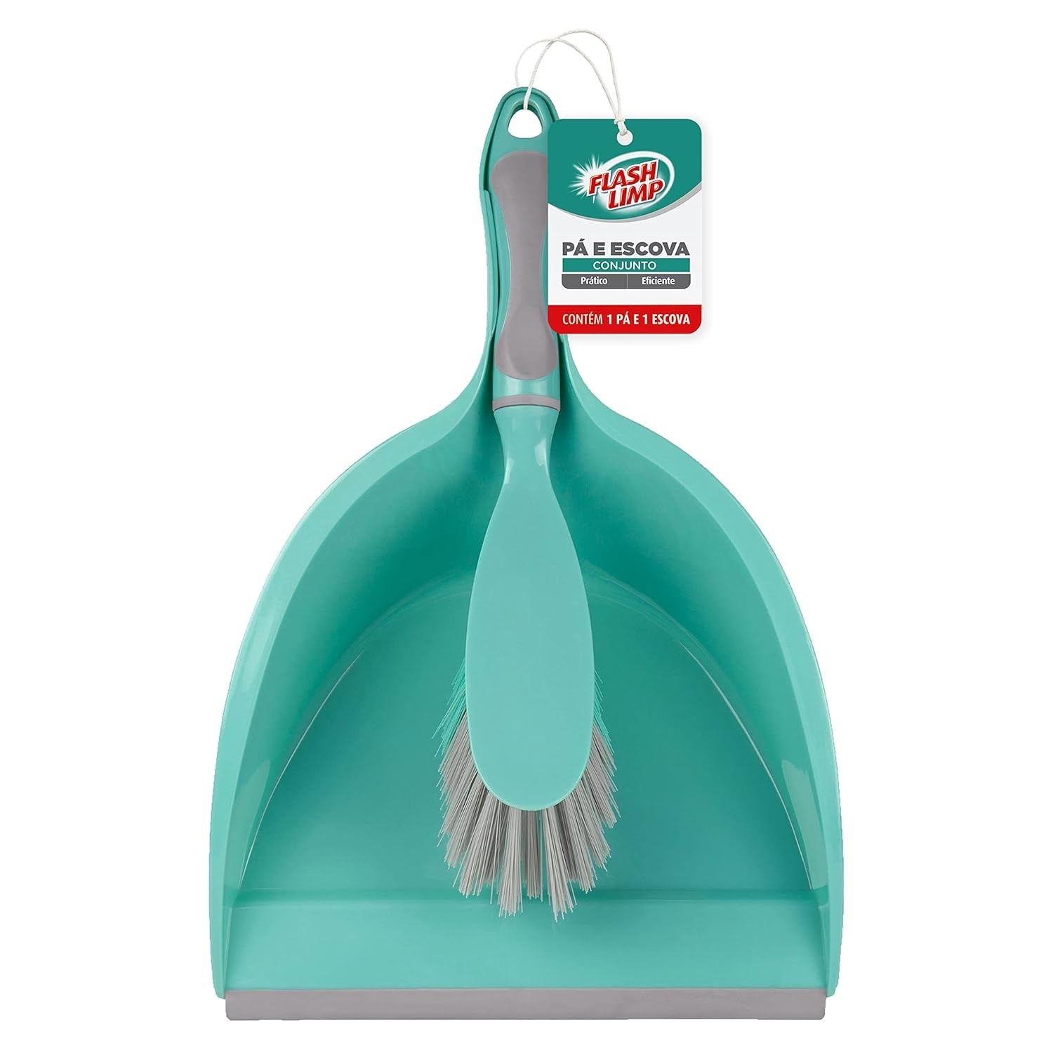 Flash Limp - Conjunto 2 Peças para Limpeza Diária com Pá e Escova Lav6591 Verde