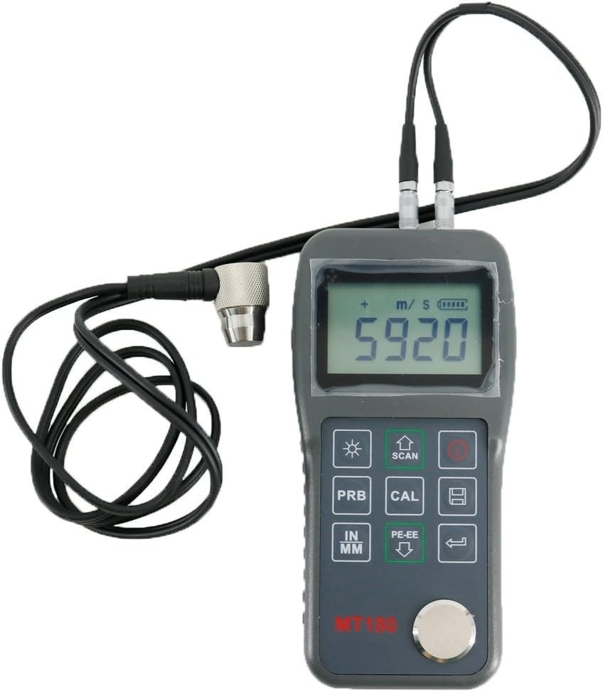 Medidor de Espessura Ultrassônico MT180: Precisão Multimodo para Diversos Materiais