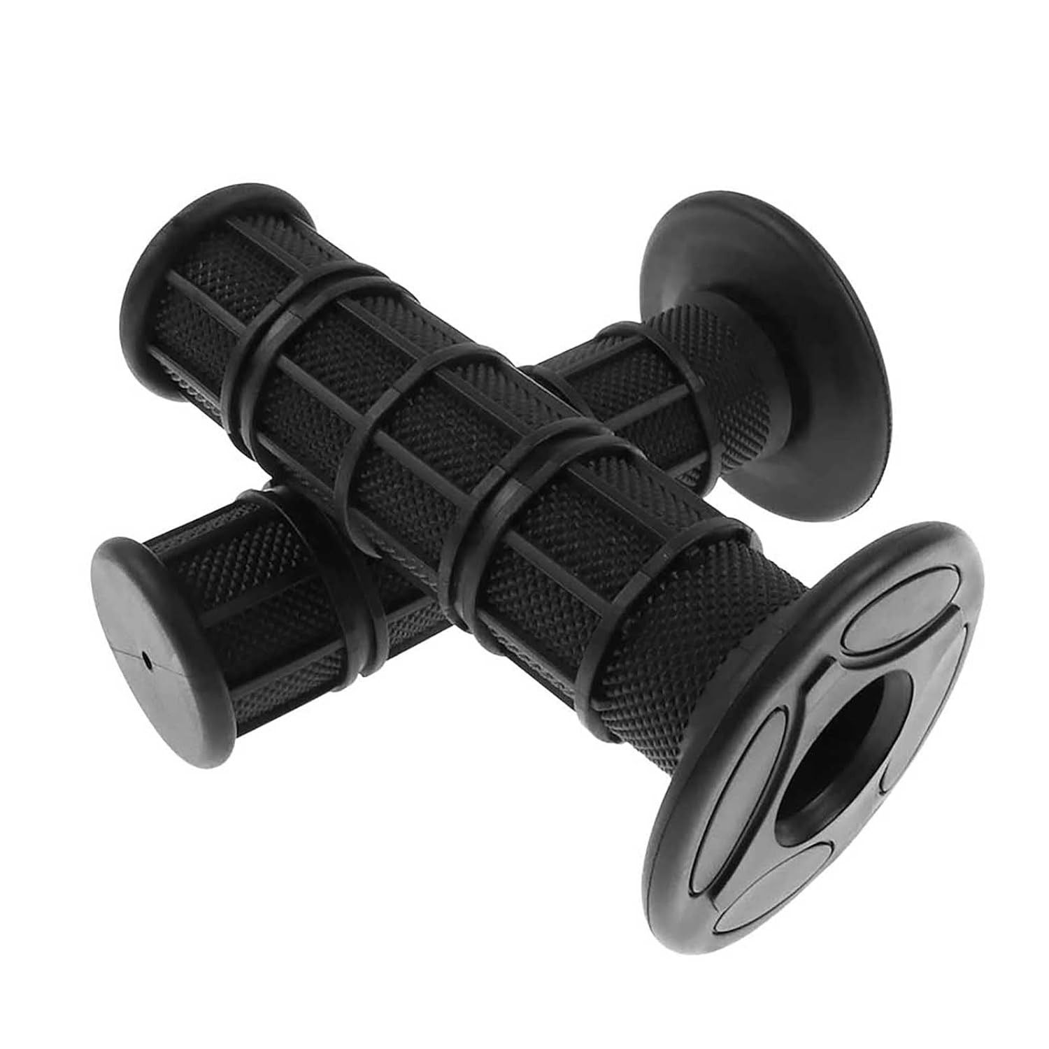 Punhos de Guidão Moto Universais FLYPIG 7/8" - Borracha Antiderrapante para Honda, Yamaha, Suzuki, Kawasaki e Mais