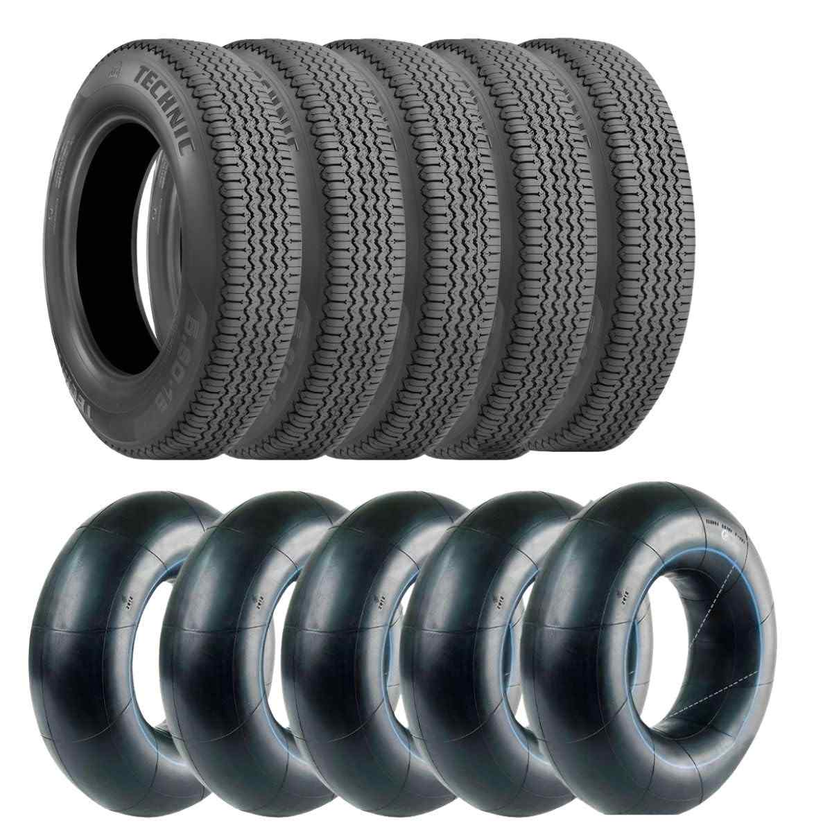 Kit 4 Pneus FR15 + Step + Câmara de Ar para VW Clássico: Segurança e Estilo