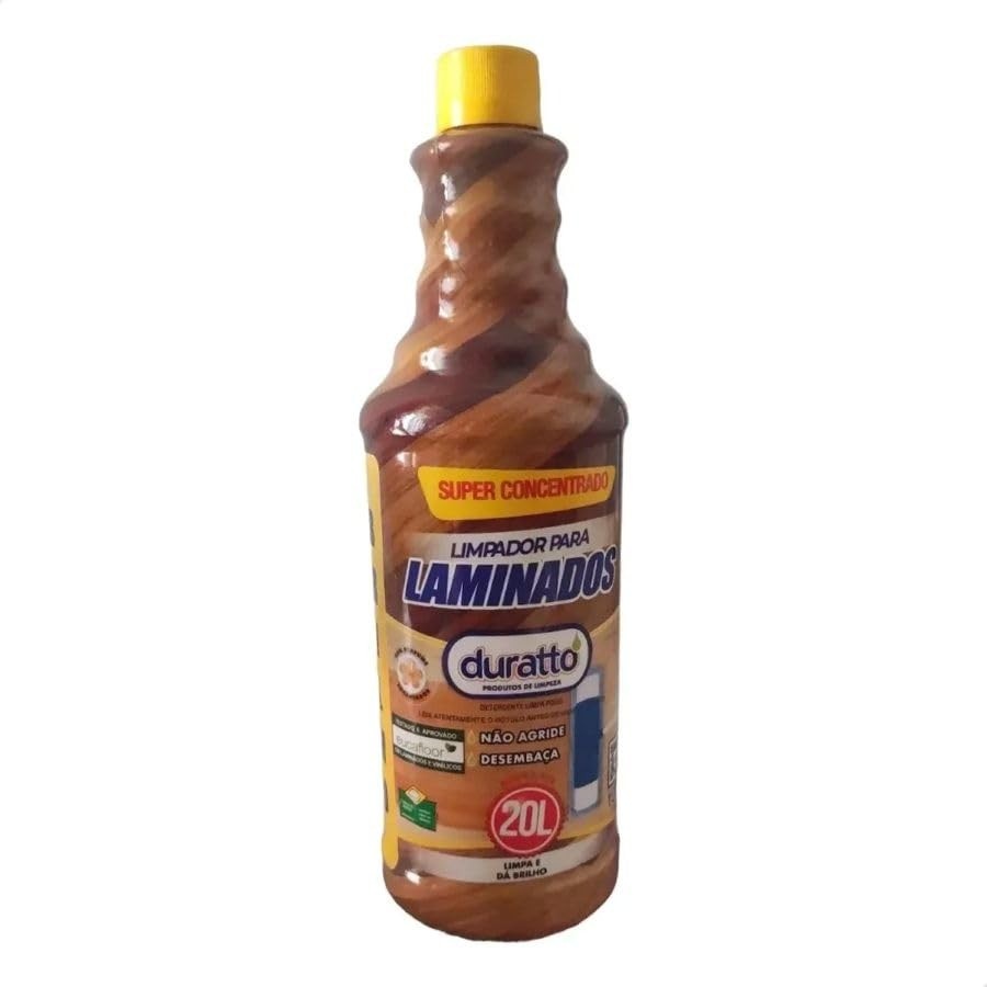 Duratto Limpador Super Concentrado para Pisos Laminados - Sem Fragrância, Rende até 20L, Protege e Brilha