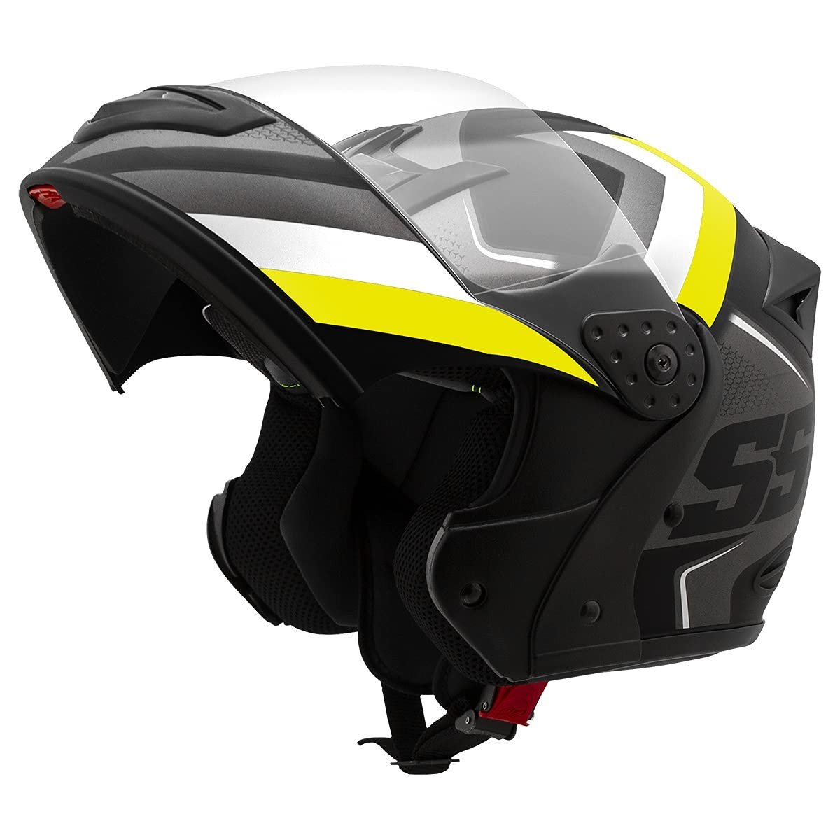 Capacete Mixs Gladiator Super Speed Fosco Cinza/Amarelo - Proteção e Estilo para Sua Pilotagem