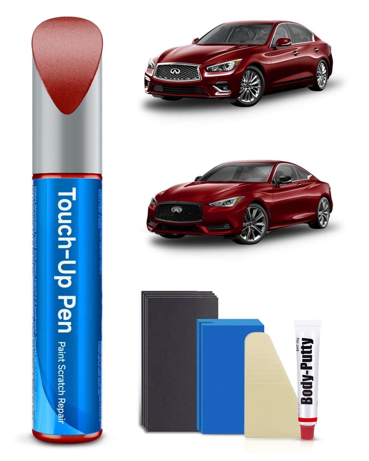 Kit de Tinta de Retoque Rubi Veneziano NAH para Infiniti - Reparo Profissional de Arranhões