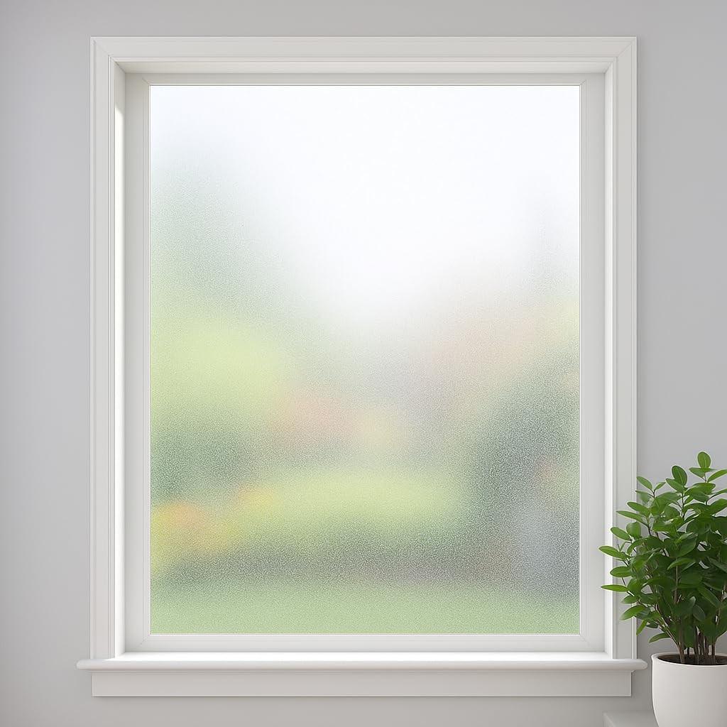 Película Jateada Eletrostática Grossa 2m x 45cm: Privacidade e Estilo para Vidros e Espelhos