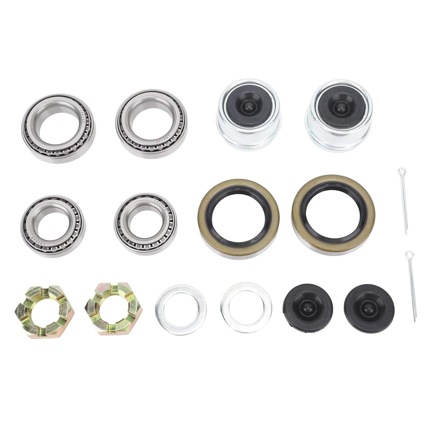 Kit Rolamento Eixo Reboque QANYEGN 3500LB: Desempenho Silencioso e Durabilidade para seu Reboque