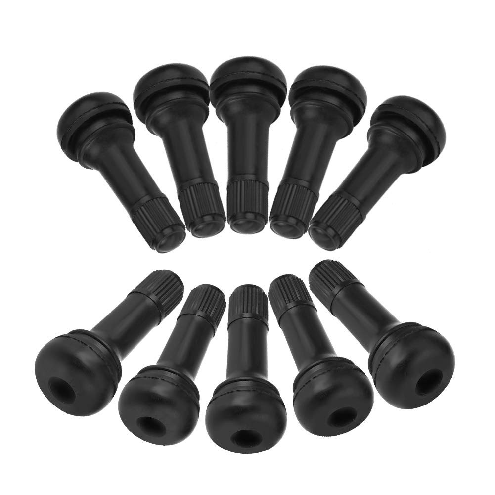 TR413 Válvulas de Pneu Borracha: Kit 10 Peças Resistentes para Carros