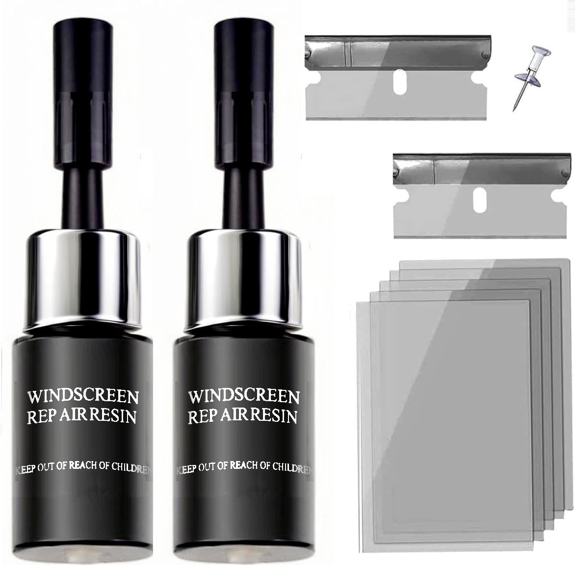 Kit Reparo Para-brisa Nano Resina: Solução Rápida para Lascas e Rachaduras