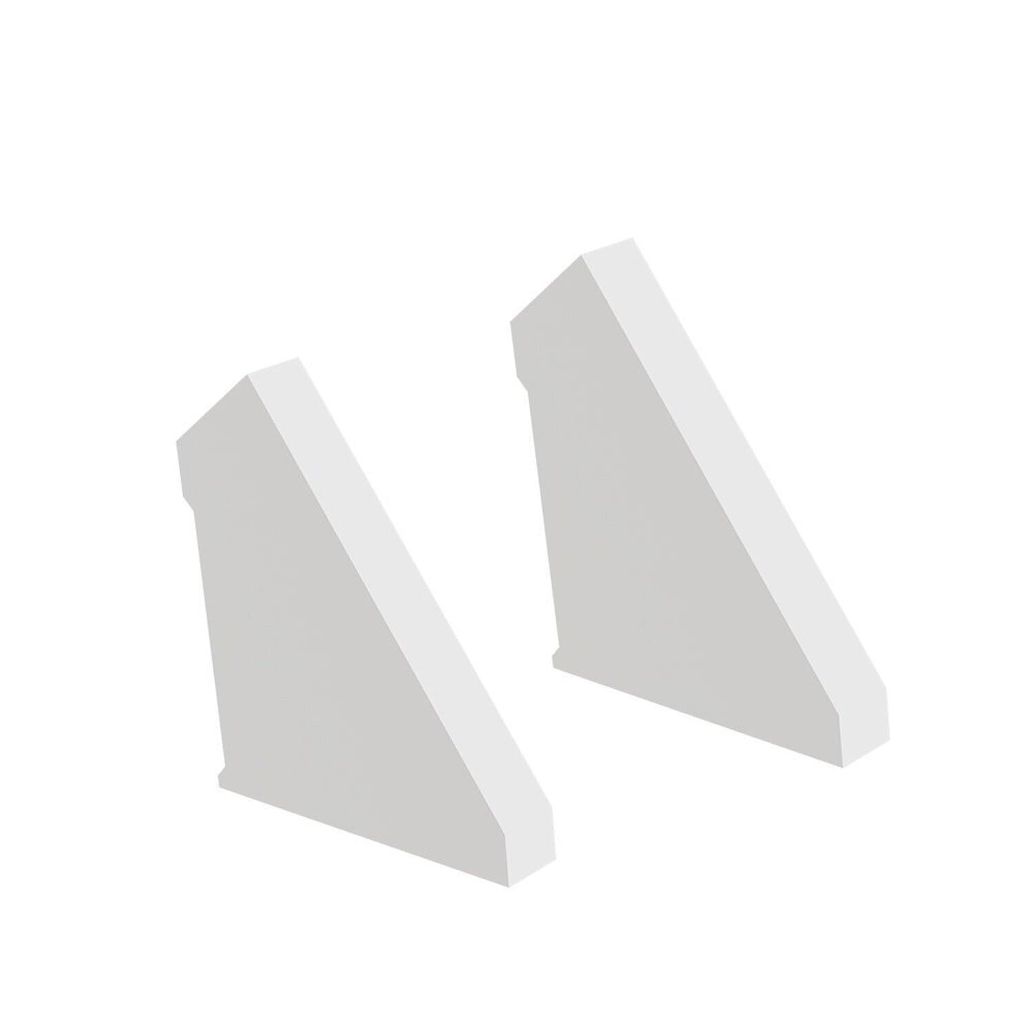 Tampa para Perfil Vertex L15: Acabamento Branco Elegante e Durável