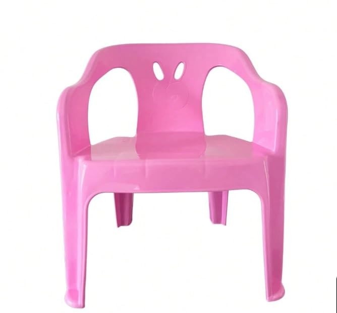 Mini Poltrona Infantil Rosa Reforçada - Cadeira Leve e Confortável para Crianças