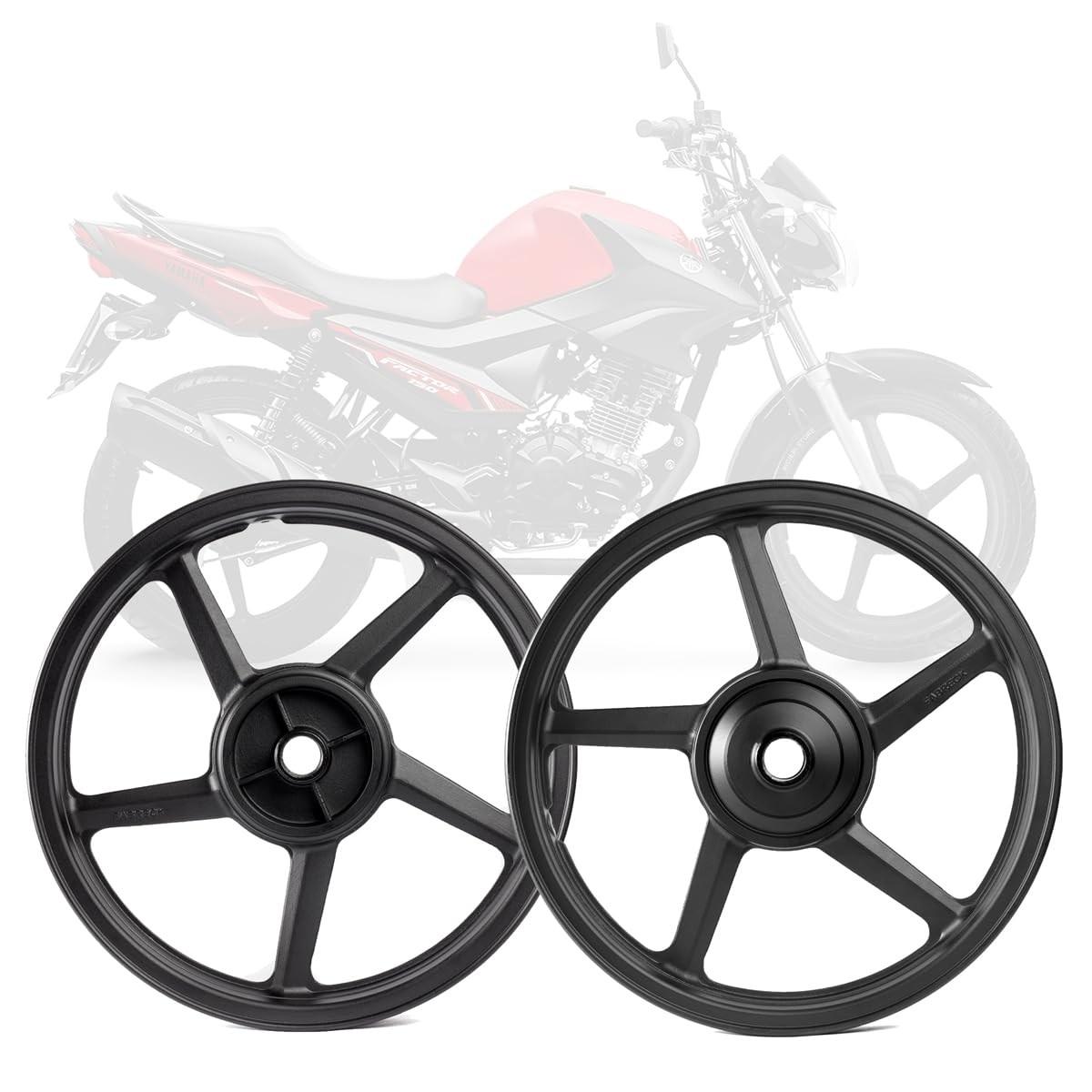 Rodas Liga Leve Aro 18 para YBR Factor 125/160 (Freio Tambor) - Estilo e Performance