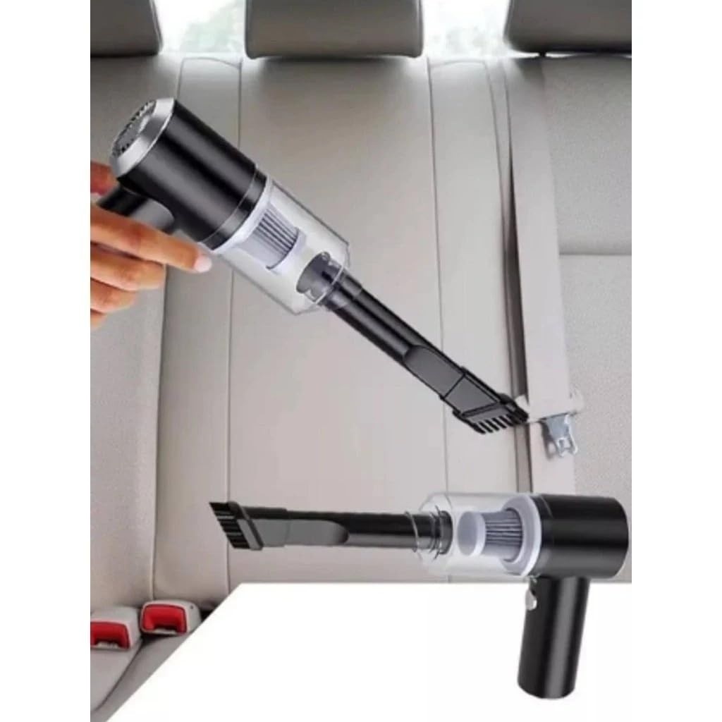 Mini Aspirador de Pó Portátil 6000Pa: Limpeza Sem Fio Potente para Carro, Casa e Escritório