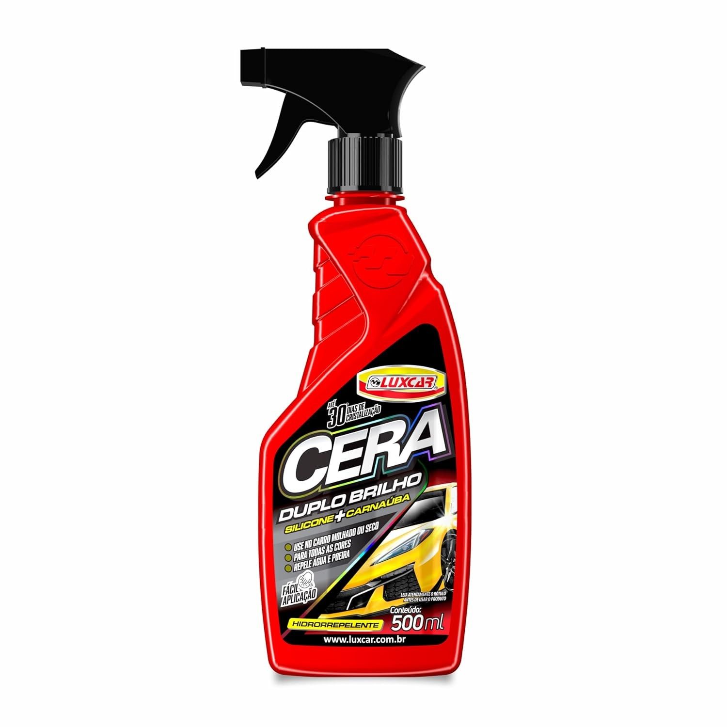 Luxcar Cera Líquida Carnaúba Duplo Brilho: Proteção e Lustre Incrível para seu Carro