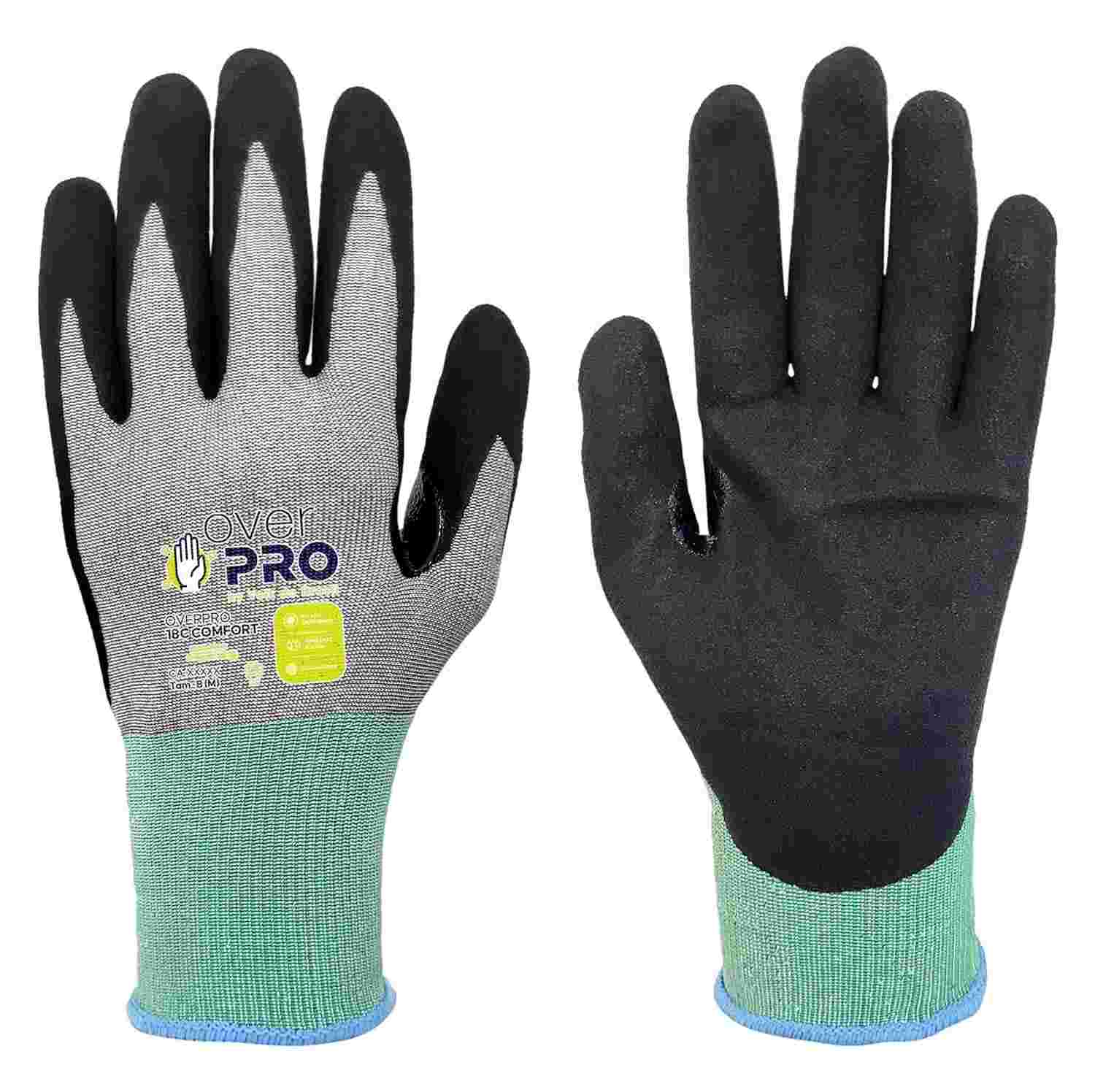 Luva Overpro 18C Comfort: Proteção e Precisão para suas Mãos
