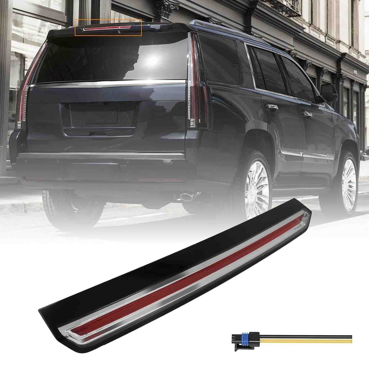 Terceira Luz de Freio LED 923-117 para GMC Yukon/Yukon XL e Cadillac Escalade/ESV (2015-2020)