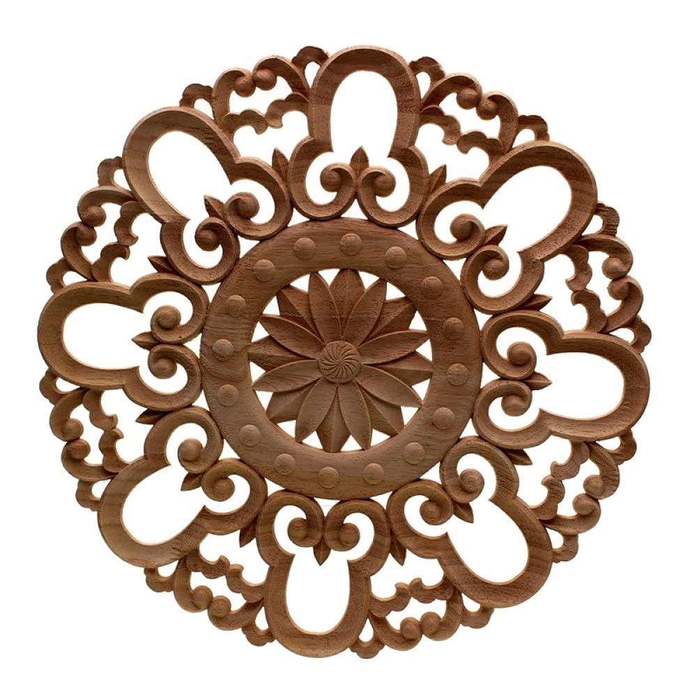 Discos de Madeira para Artesanato - Decoração Vintage Elegante para Casa, Jardim e Festas