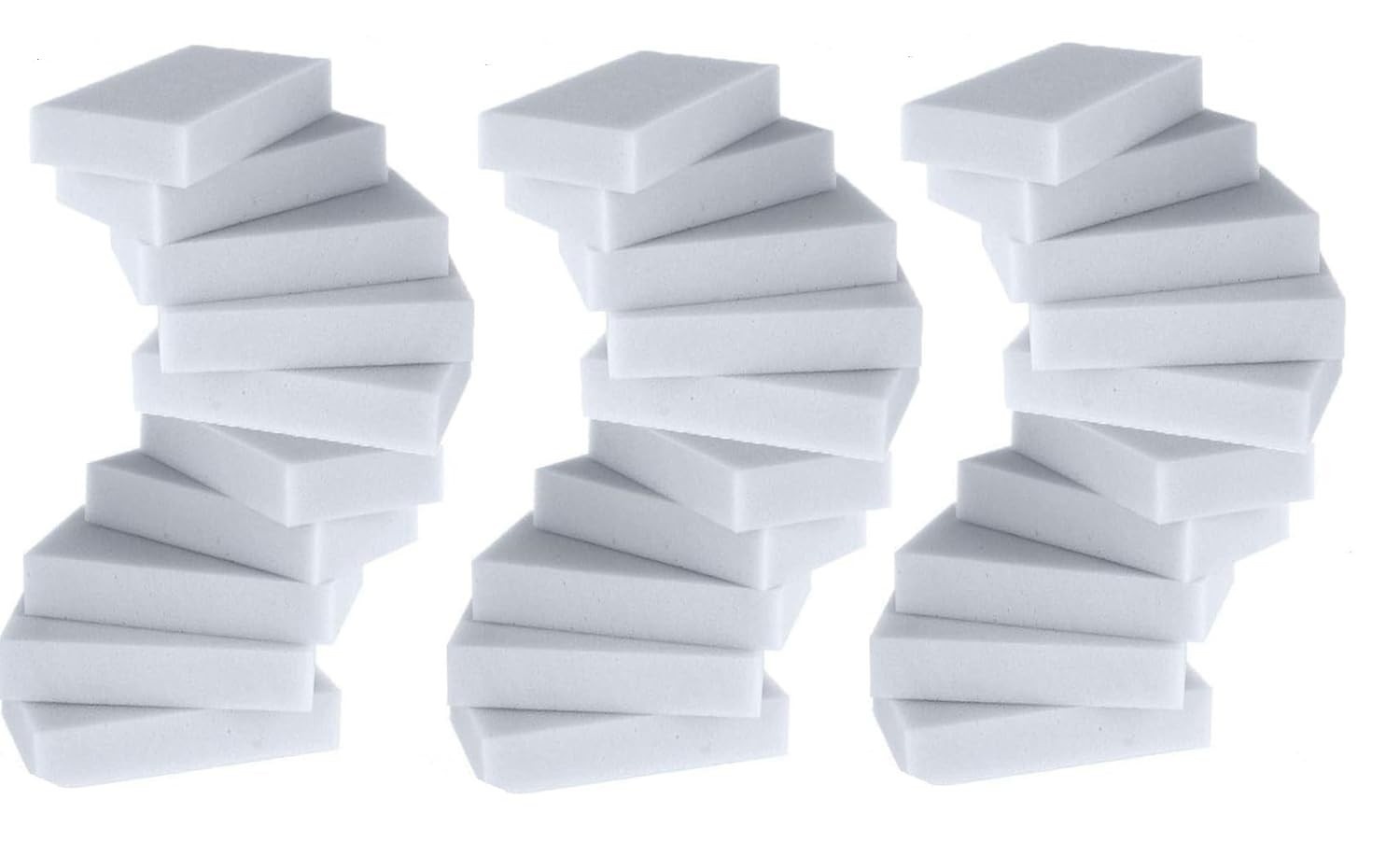 Kit com 30 Esponjas Mágicas para Limpeza Profunda - Remove Manchas e Limpa com Facilidade