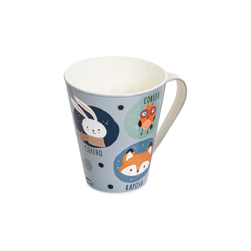Caneca Plástica Decorada para Meninos - 360ml Segura, Atóxica e Divertida