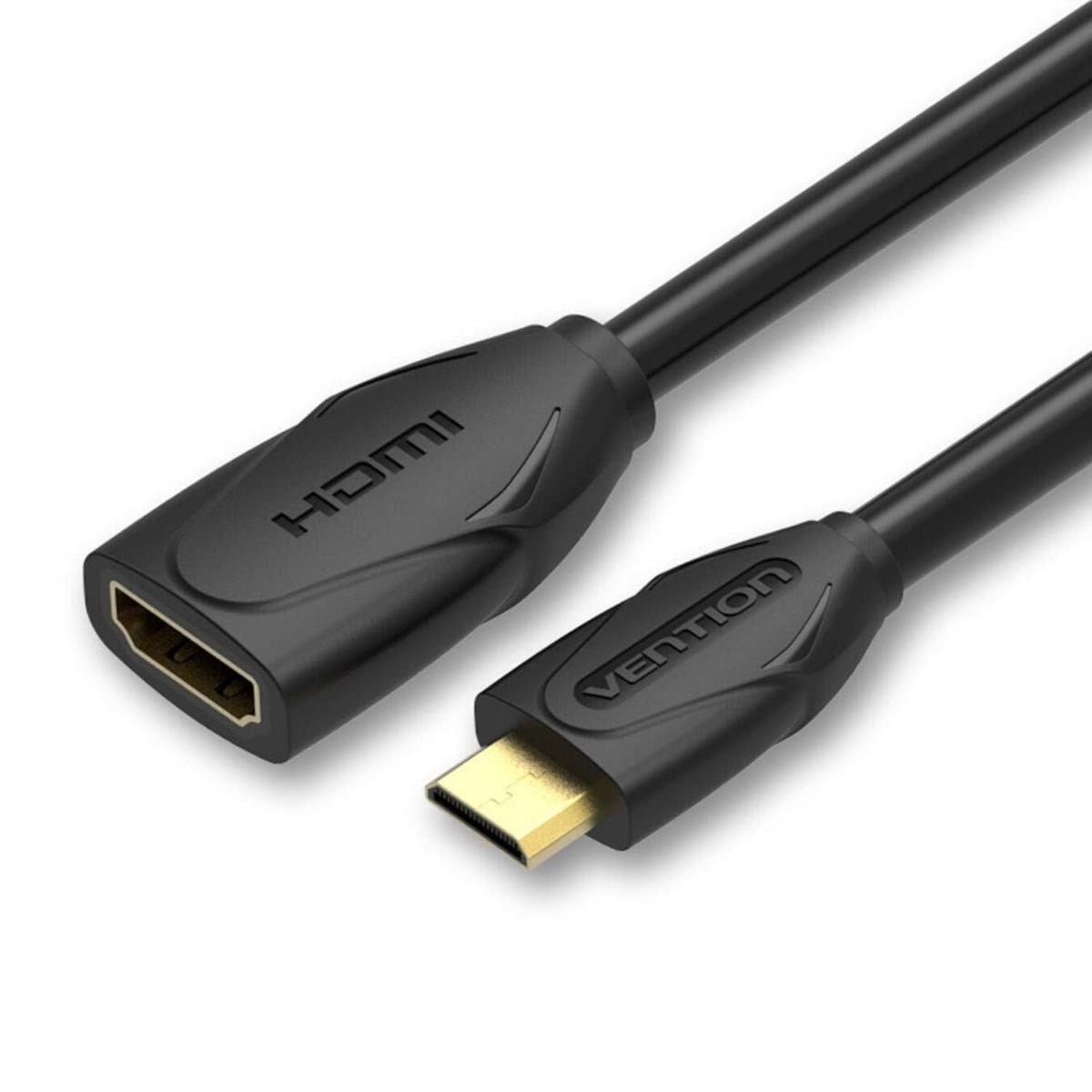 Adaptador Mini HDMI para HDMI Vention 1m: Conecte e Amplie Sua Tela com Qualidade