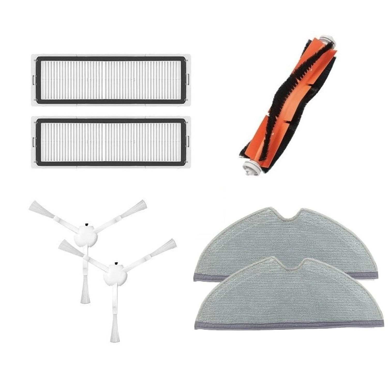 Kit de Substituição com Filtro, Escova e Pano para Robô Aspirador Xiaomi Mop 2C - Compatibilidade Total