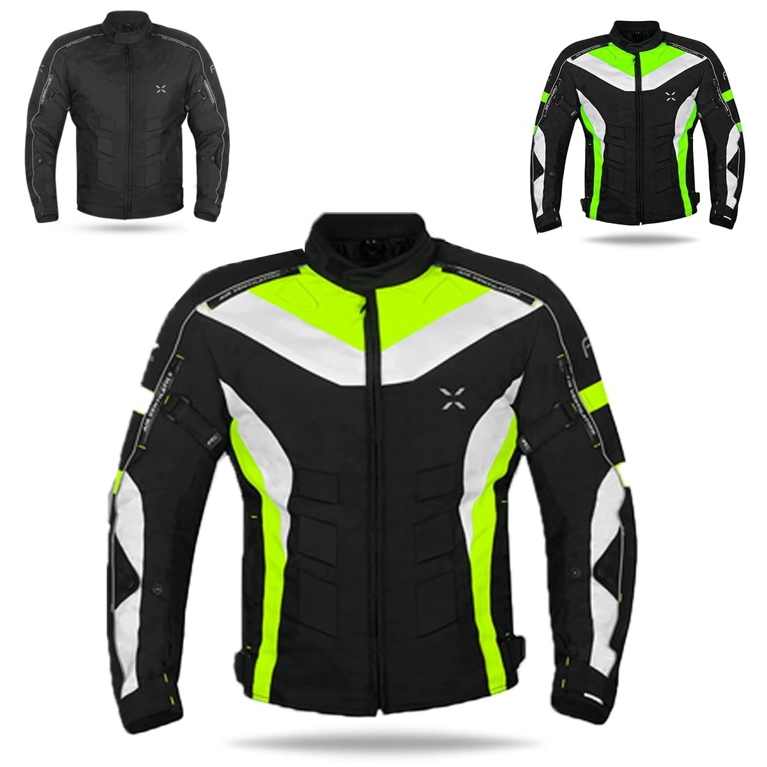 Jaqueta de motocicleta FTX para homens, esportes duplos, motocross, corrida, motociclista, CE, blindado, à prova d'água, para todos os climas