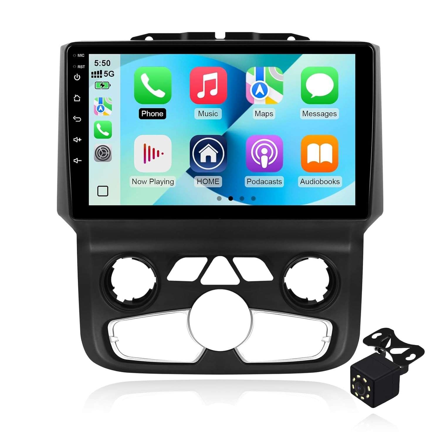 Central Multimídia Android 14 para Dodge RAM 1500/2500/3500 (2013-2018) - Tela 9" IPS, CarPlay/Android Auto Sem Fio, GPS e Mais!