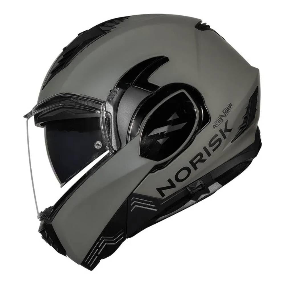 Capacete Norisk Avenger Monocolor Verde Olive Fosco - Segurança e Estilo para Você