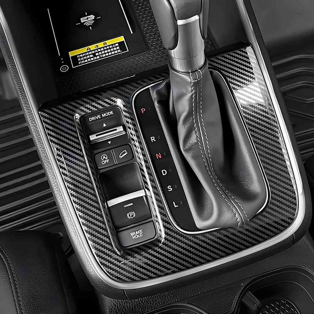 Capa Acabamento Painel Câmbio Fibra de Carbono para Honda CR-V 2023-2025 (Incl. Hybrid)