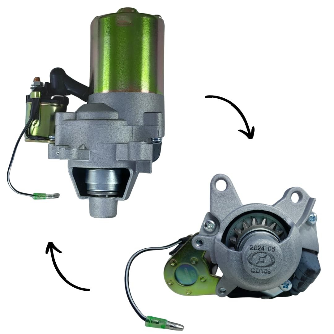 Motor de Partida Essencial para Motores a Gasolina 5.5HP, 6.5HP e 7HP